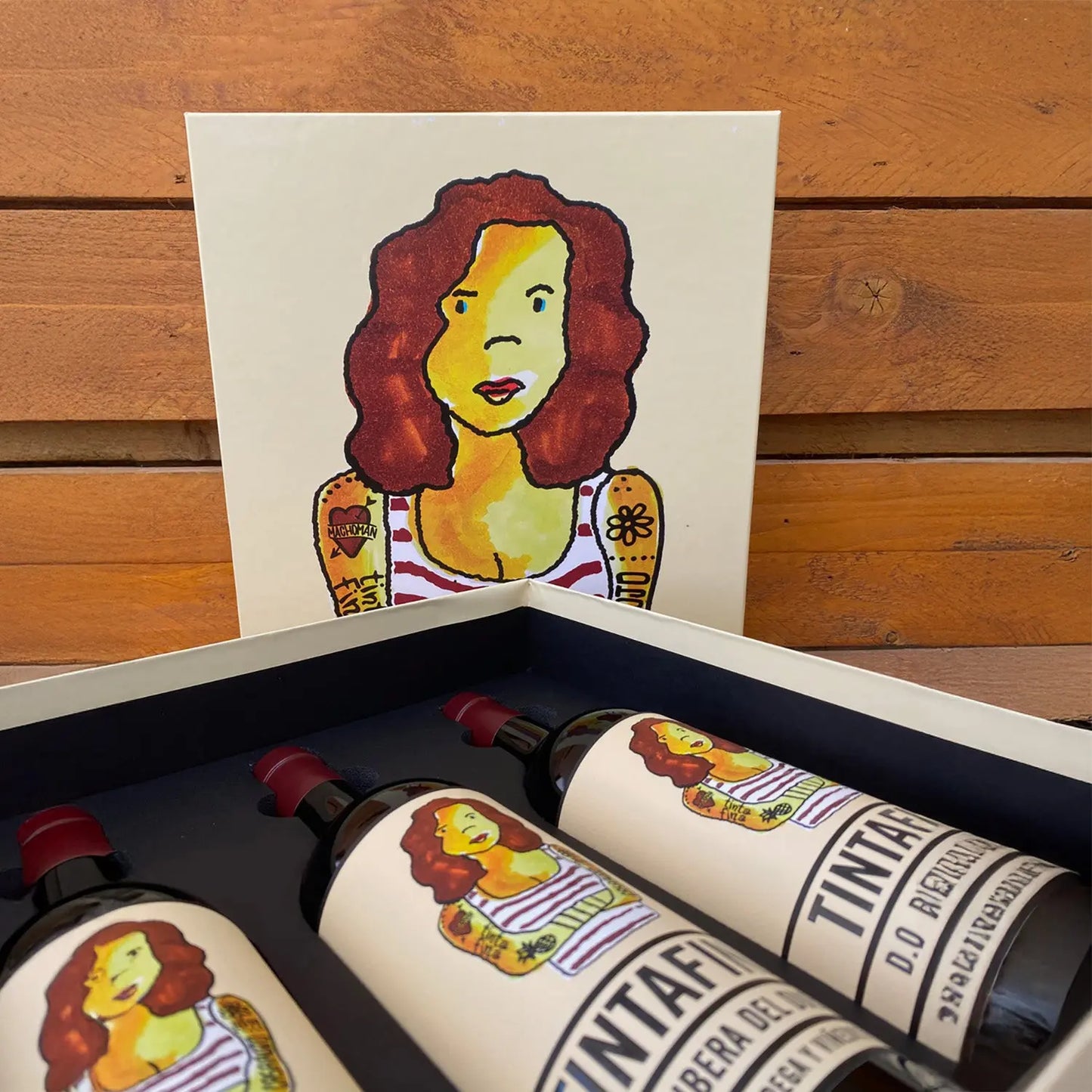 Casa Rojo - Tinta Fina 3 stk gaveæske - - Rebel Vin