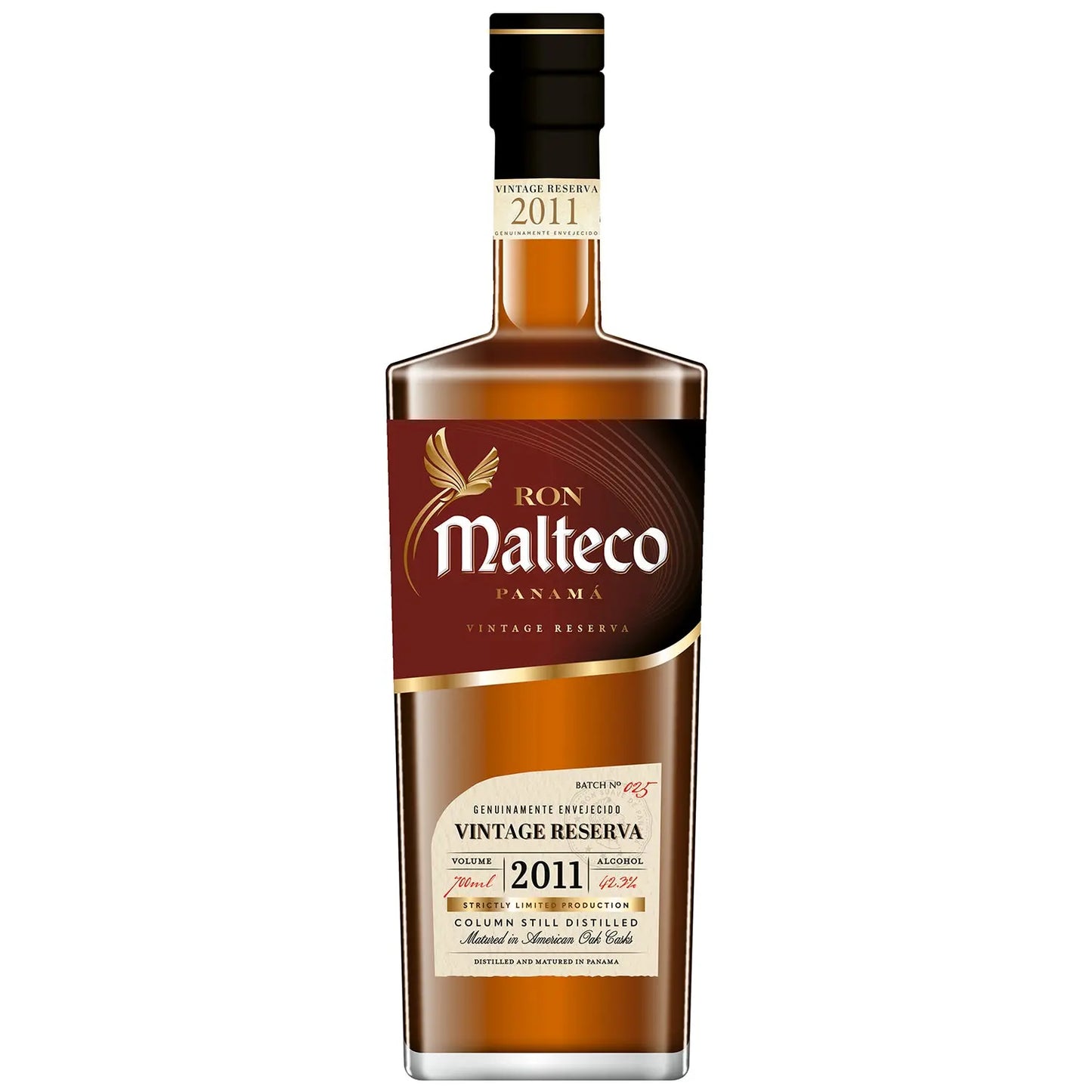 Ron Malteco - Malteco 2011 Vintage Reserva 42,3% - - Rebel Vin