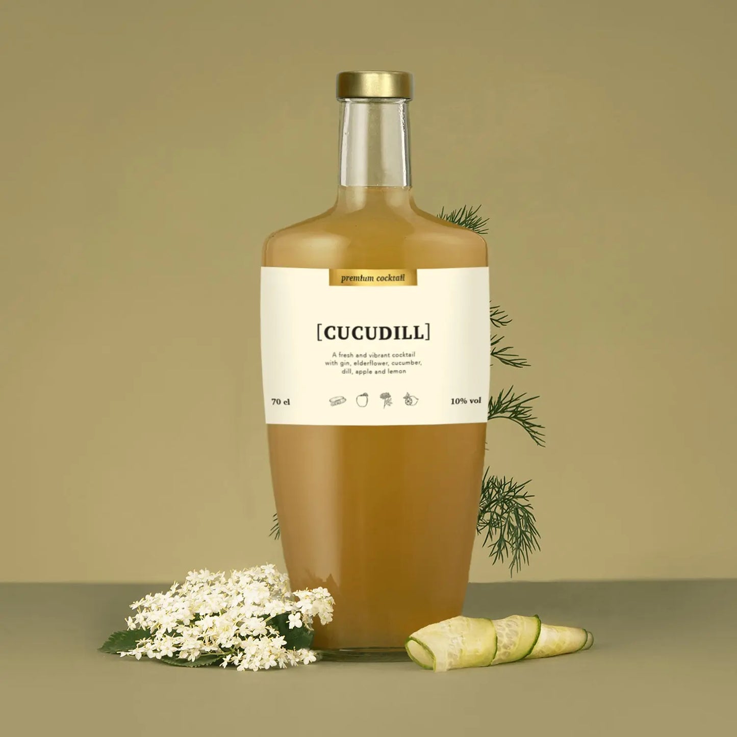 Tchin Tchin - Cucudil Premium Gin Cocktail - - Rebel Vin