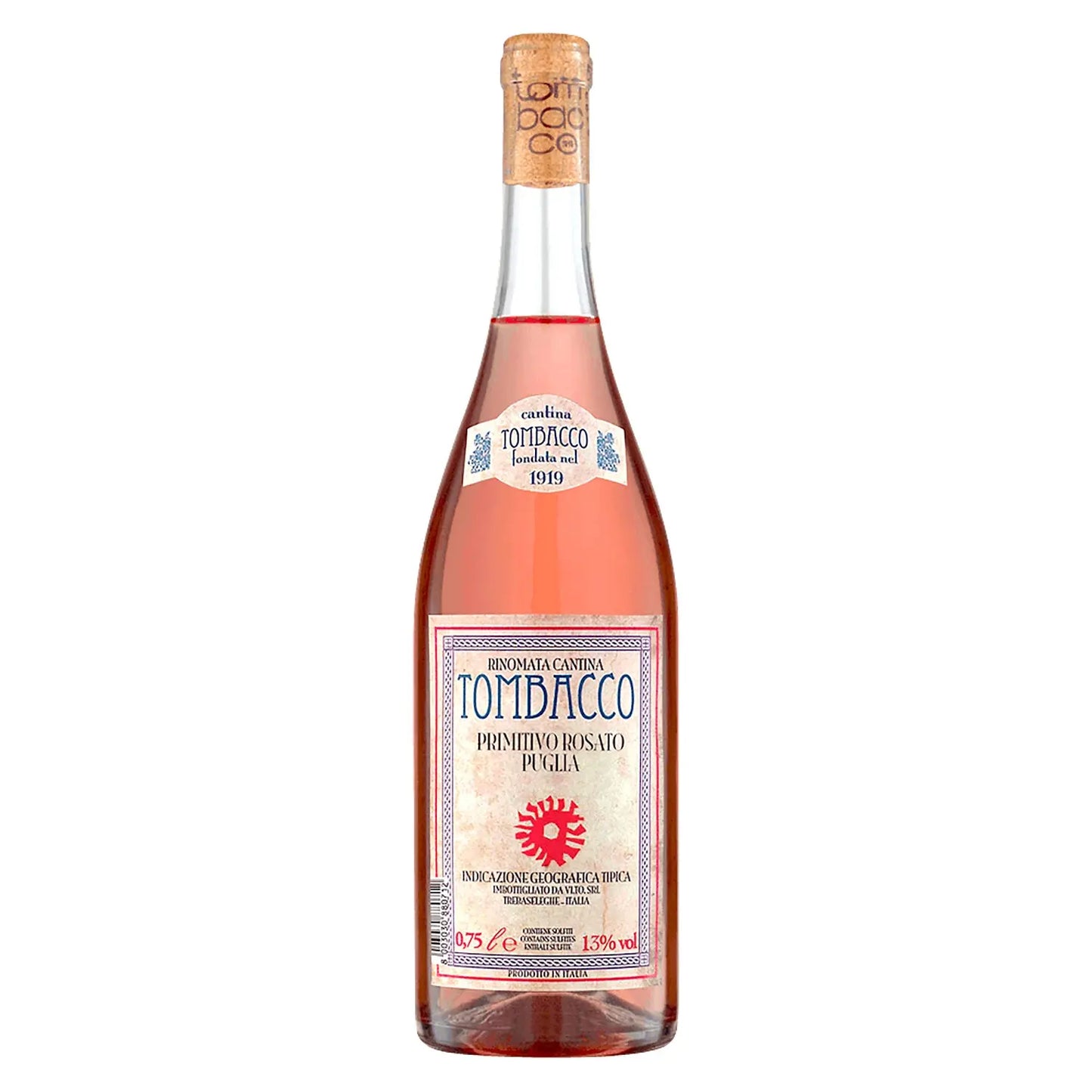 Tombacco - Primitivo Rosato 2023 - - Rebel Vin