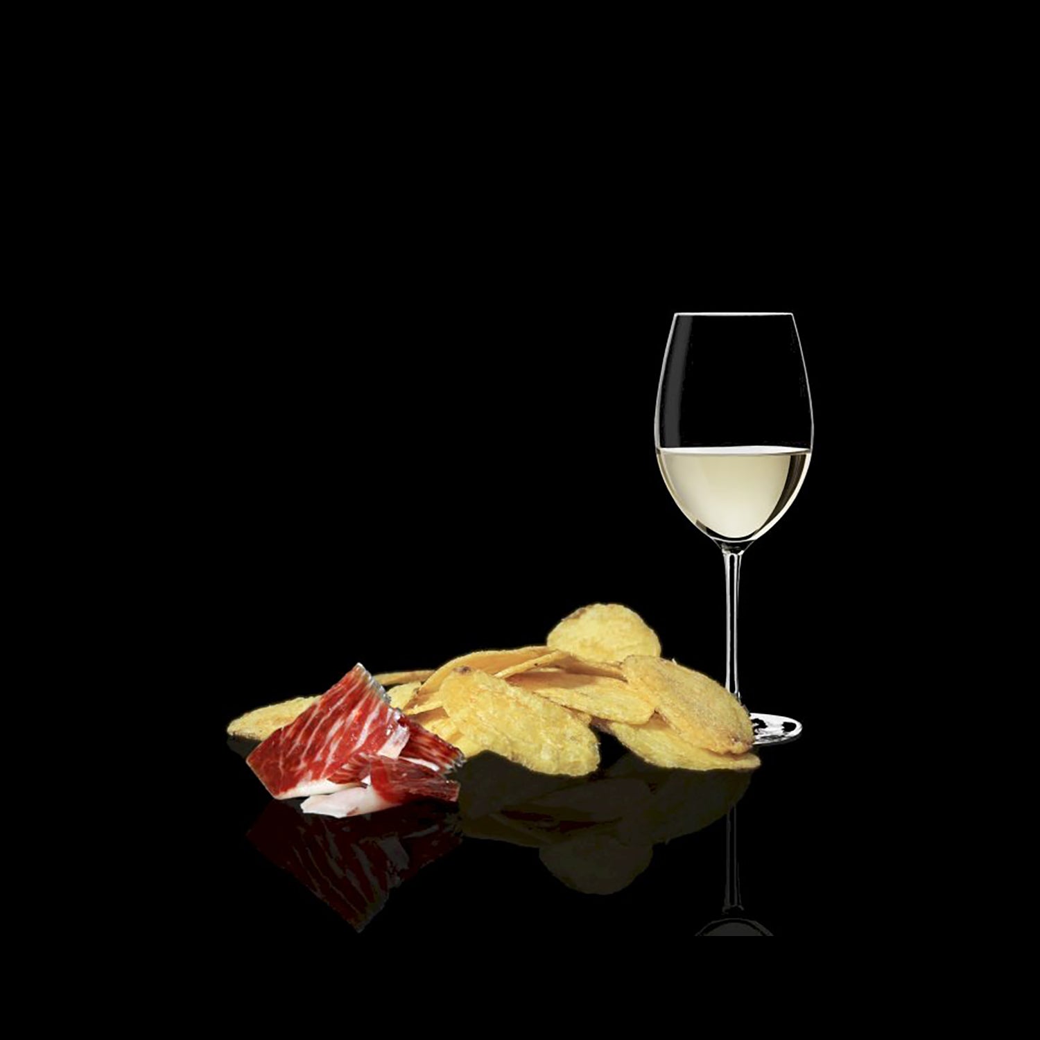 Spanske Gourmet chips m. Skinkemed Iberico skinke