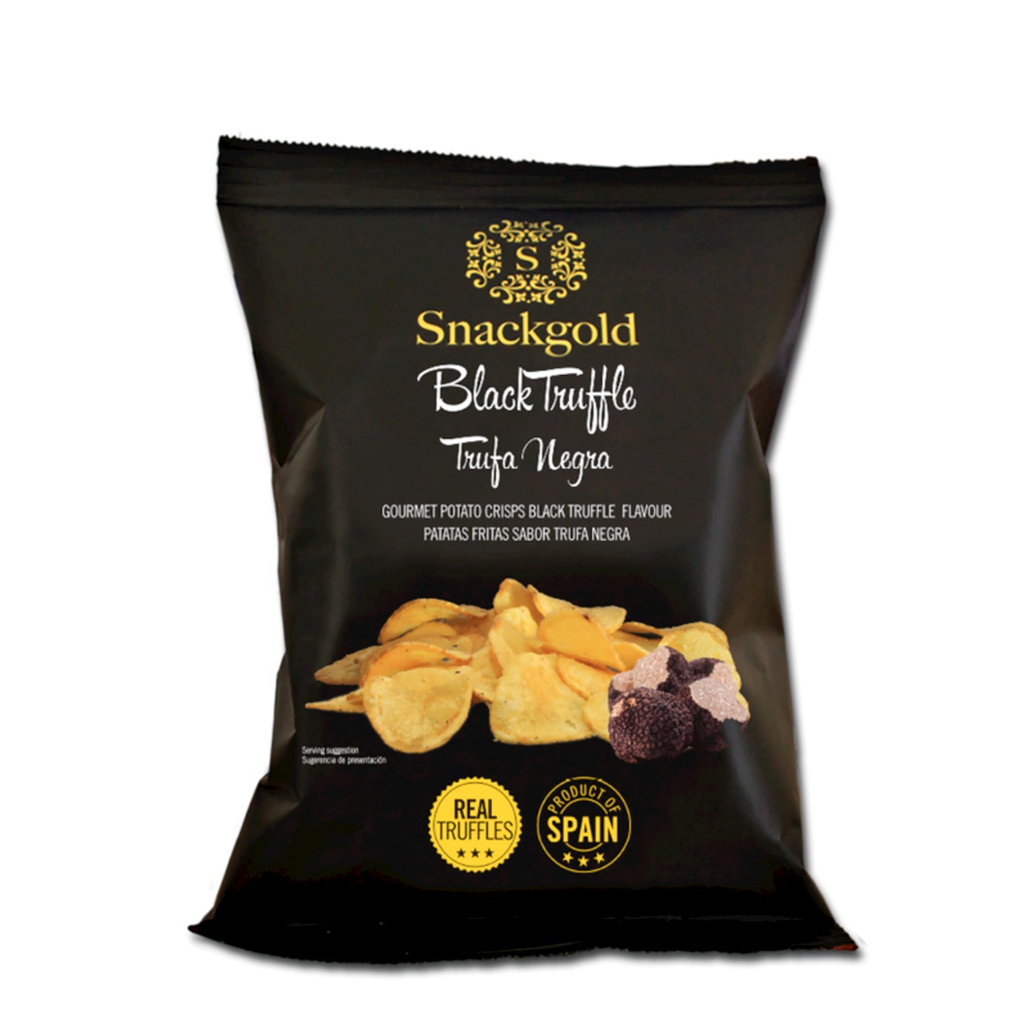 Spanske Gourmet chips med Sort trøffel