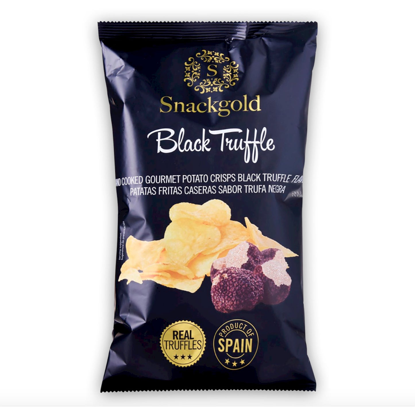 Spanske Gourmet chips med Sort trøffel