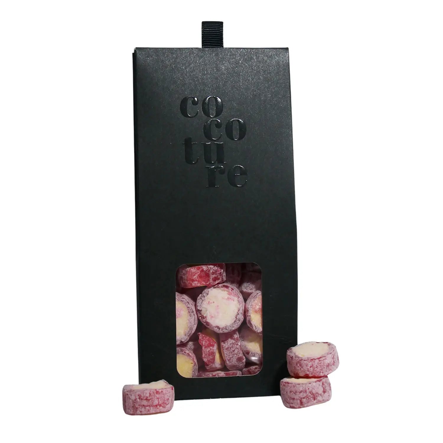 Cocoture - Rhubarb Rocks i sort Cocoture æske - Slik & chokolade - Rebel Vin