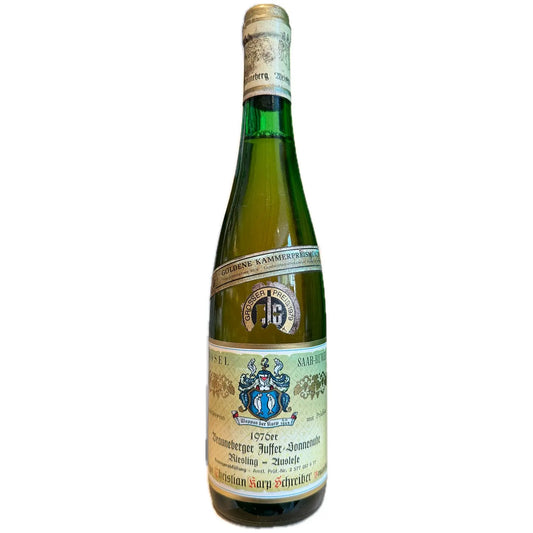 Karp-Schreiber - Brauneberger Juffer Sonnenuhr Riesling Auslese 1976 -  - Rebel Vin