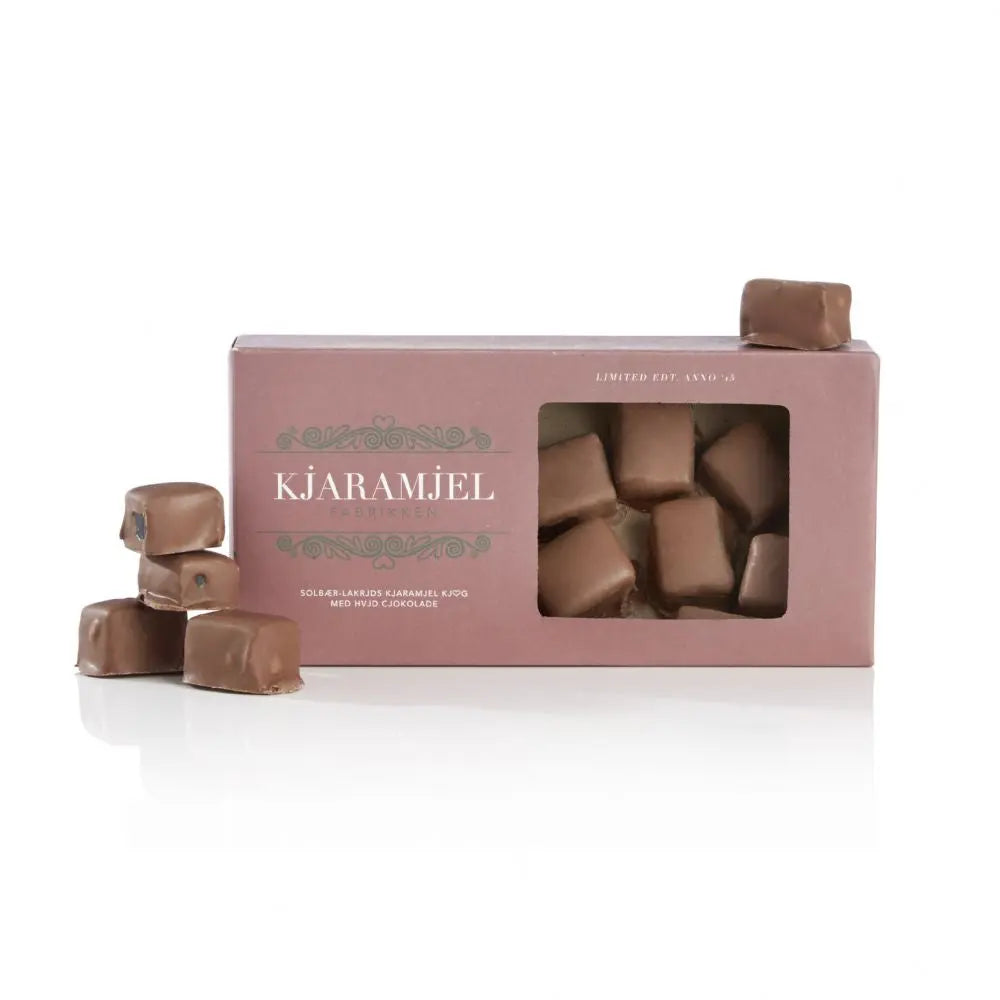 Kjaramjel Fabrjkken -  Lakrids Fudge med chokolade -  - Rebel Vin
