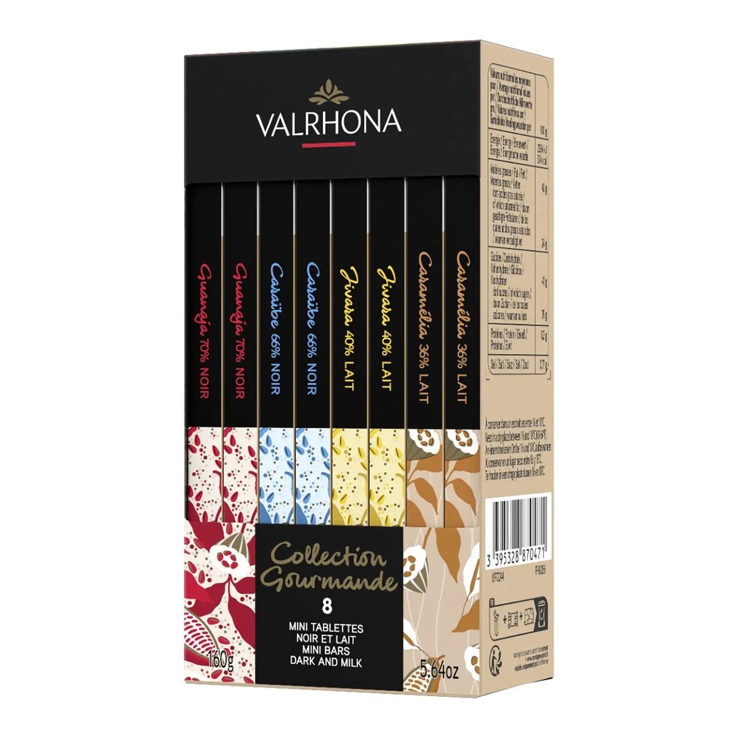 Valrhona - Valrhona Mini Gaveæske 8 stk -  - Rebel Vin