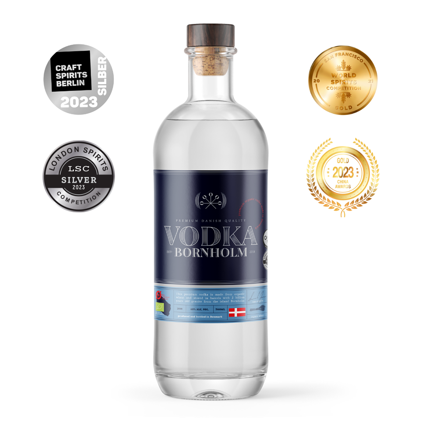 Vodka Bornholm 40% Øko
